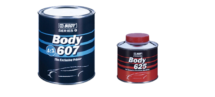 BODY 607 4:1 EXCLUSIVE PRIMER 0.8L + 625 HARDENER 0.2L